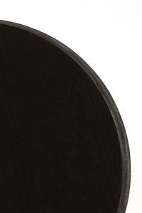 Side table 35x46 cm NALAGU mango wood matt black