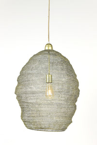 Hanging lamp 45x60 cm NIKKI wire light gold