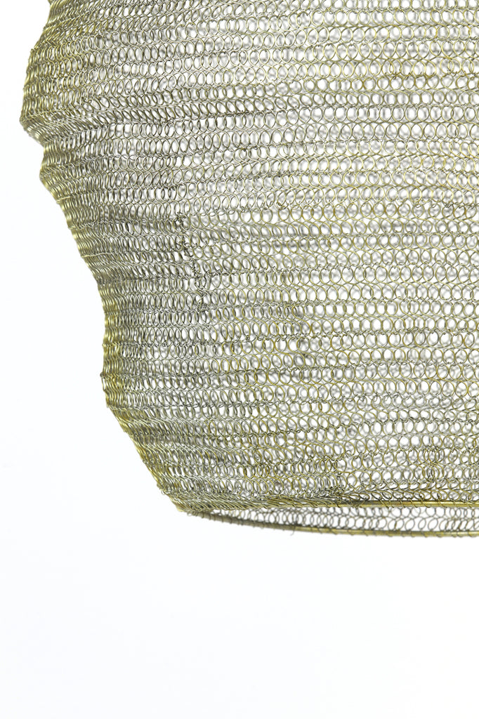 Hanging lamp 45x60 cm NIKKI wire light gold