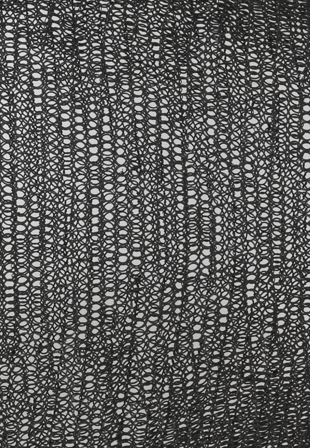 Hanging lamp 38x42 cm NINA wire shiny black