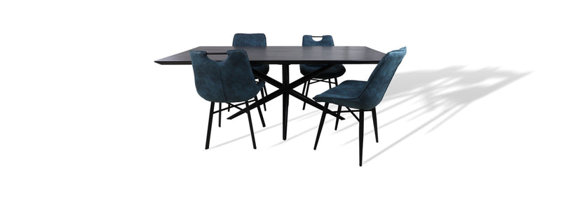 Onderstel Oakland - 3D-Model - 130x90x72 - gepoedercoat zwart - ijzer