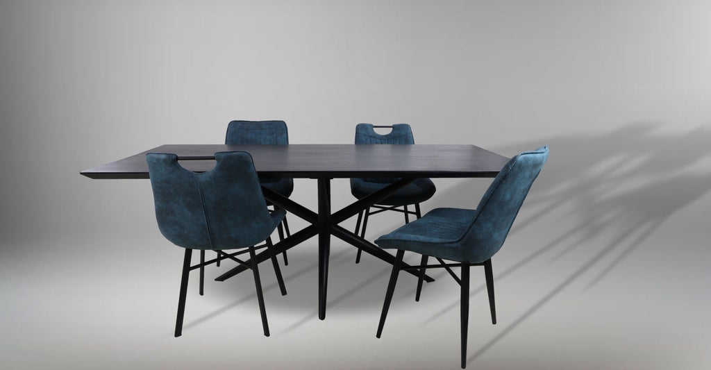 Onderstel Oakland - 3D-Model - 130x90x72 - gepoedercoat zwart - ijzer