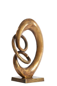 Ornament 20x20x34 cm EDDY antique bronze