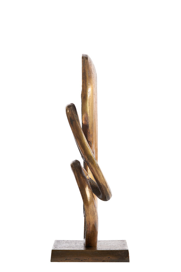 Ornament 20x20x34 cm EDDY antique bronze
