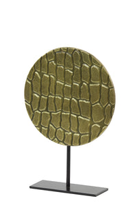 Ornament on base 36x7,5x51,5 cm PERSEGA antique bronze-black