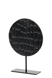 Ornament on base 36x7,5x51,5 cm PERSEGA black