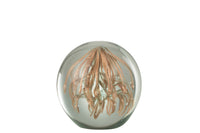 Paperweight Capri Glass Copper Large