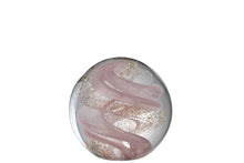 Afbeelding in Gallery-weergave laden, Paperweight Garland Glass Gold/Pink/White Large
