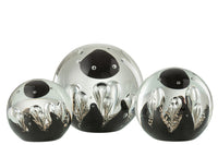 Paperweight Magic Glass Gold/Black Large