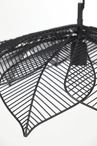 Hanging lamp 72x29 cm PAVAS matt black