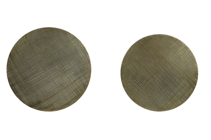 Side table S/2 36x48+39x52 cm PELARCO antique bronze