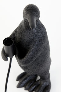 Table lamp E14 21x17x41 cm PENGUIN matt black