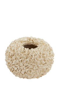 Vase deco 38x23 cm PHYLIA cream