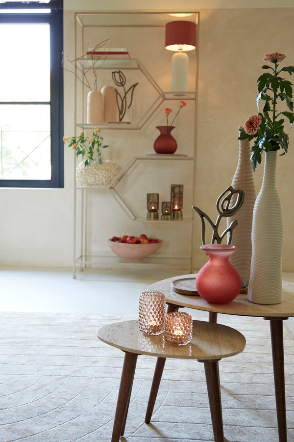 Vase deco 38x23 cm PHYLIA cream