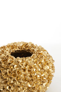 Vase deco 38x23 cm PHYLIA gold