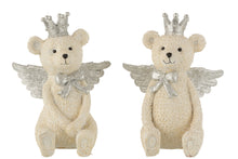 Afbeelding in Gallery-weergave laden, Piggy Bank Bear Crown Porz White/Grey Large Assortment Of 2
