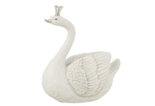Afbeelding in Gallery-weergave laden, Piggy Bank Swan Poly White/Silver
