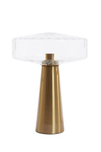 Afbeelding in Gallery-weergave laden, Table lamp 40x53 cm PLEAT glass clear+gold
