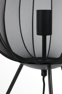Table lamp 34x60 cm PLUMERIA black