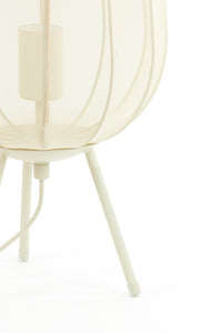 Table lamp 25x45 cm PLUMERIA sand