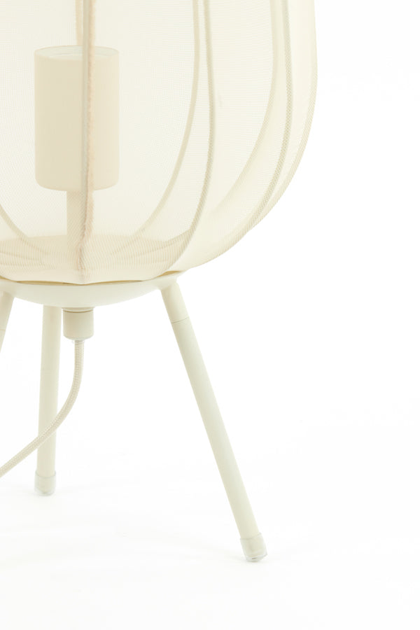 Table lamp 25x45 cm PLUMERIA sand