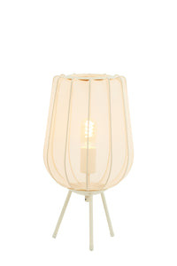 Table lamp 25x45 cm PLUMERIA sand
