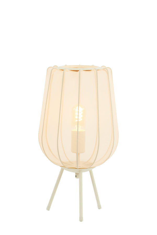 Table lamp 25x45 cm PLUMERIA sand