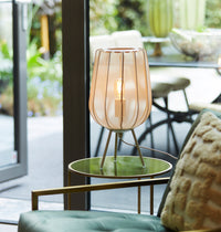 Table lamp 25x45 cm PLUMERIA sand