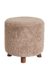 Pouf 40x40 cm POLLY brown-grey+brown