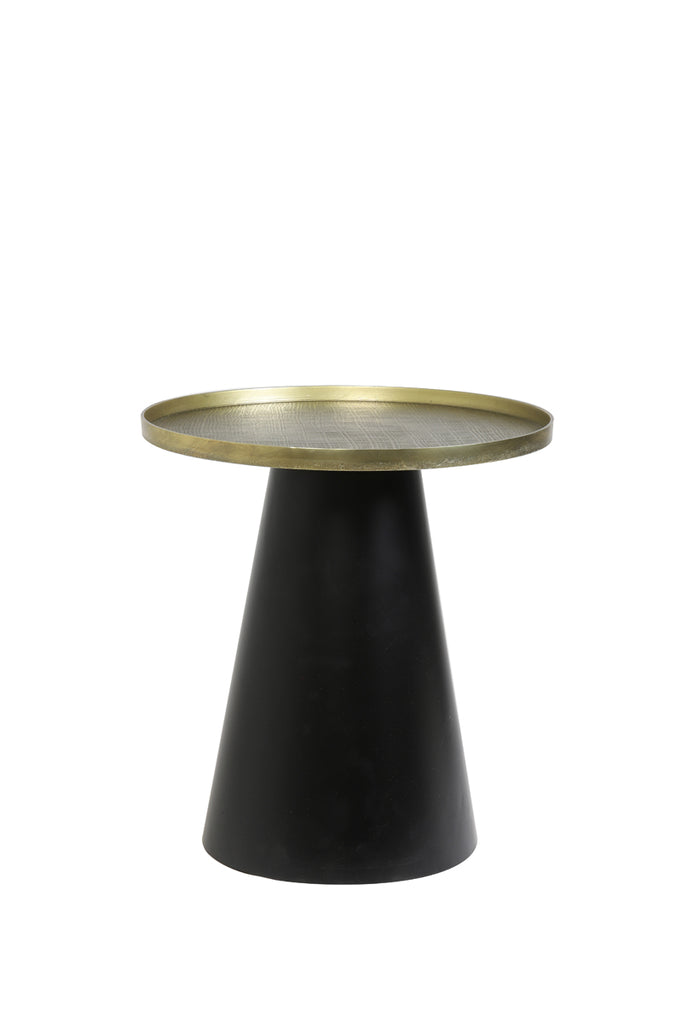 Side table 50x55 cm POPETA antique bronze