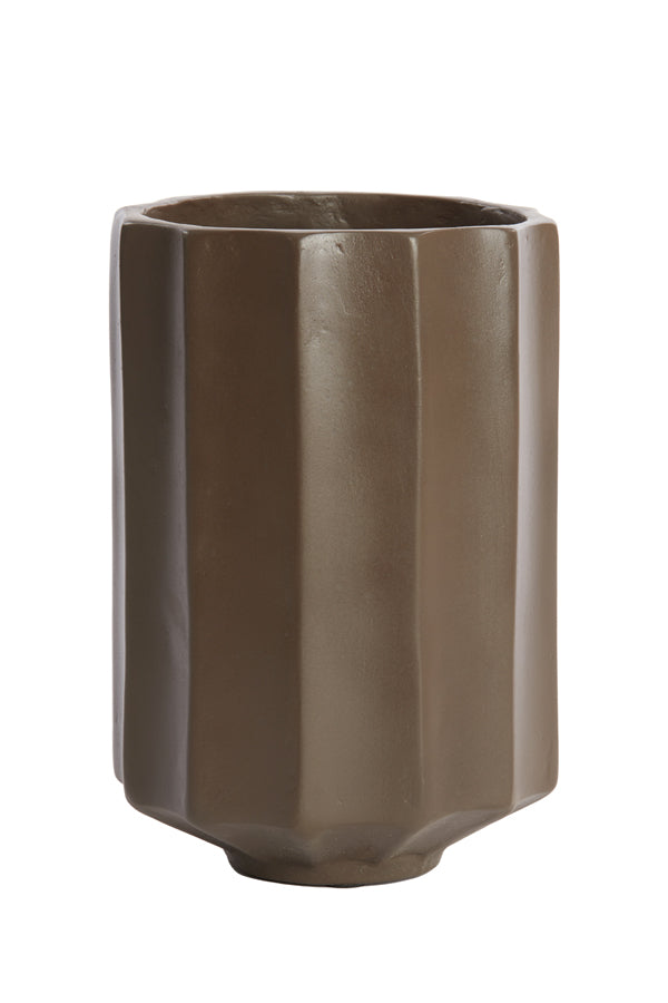 Pot deco 22x32 cm SALOU brown