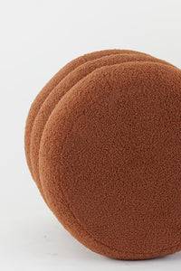 Pouf 40x45 cm KIMI teddy terra+gold