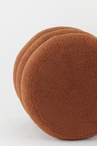 Pouf 40x45 cm KIMI teddy terra+gold