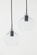 Afbeelding in Gallery-weergave laden, Hanging lamp 5L 104x20x120 cm RAKEL matt black+clear
