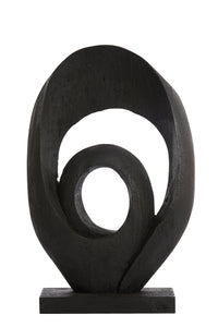 Ornament 40x14x60 cm RANDA wood matt black