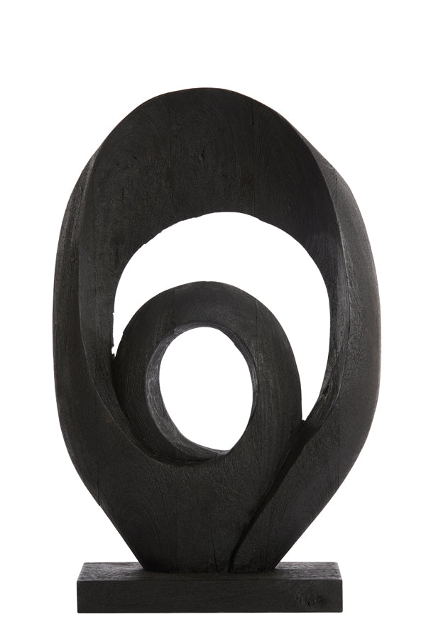 Ornament 40x14x60 cm RANDA wood matt black