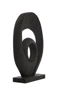Ornament 40x14x60 cm RANDA wood matt black