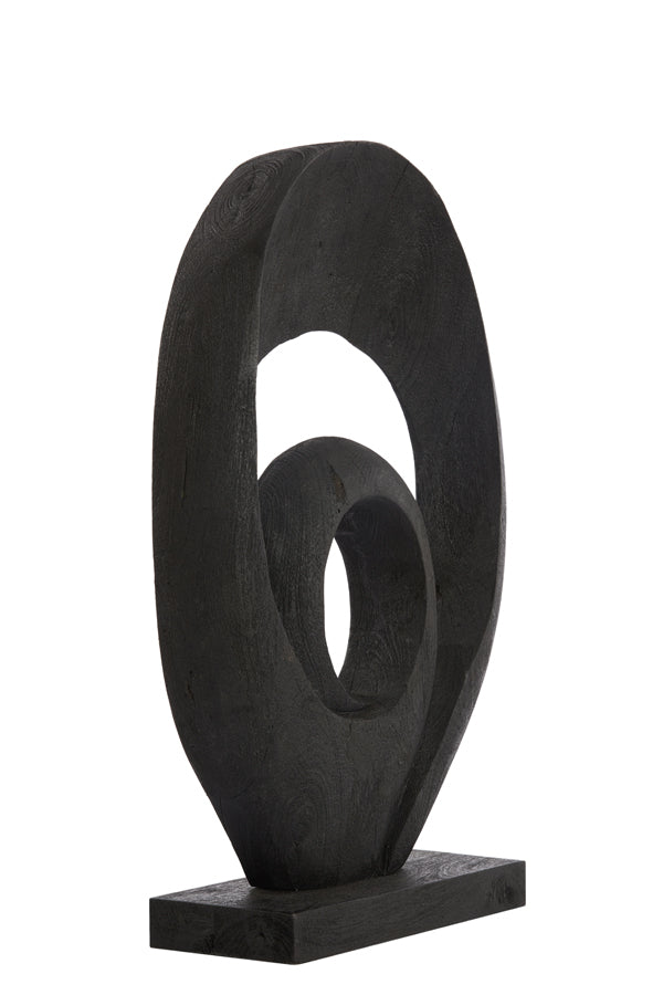 Ornament 40x14x60 cm RANDA wood matt black