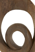 Afbeelding in Gallery-weergave laden, Ornament 30x9x46 cm RANDA wood matt brown
