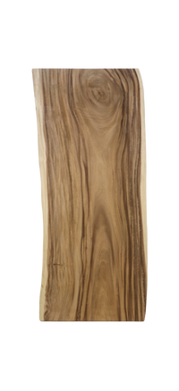 Rechthoekig tafelblad - 280x80-100x6 - Naturel - Munggur