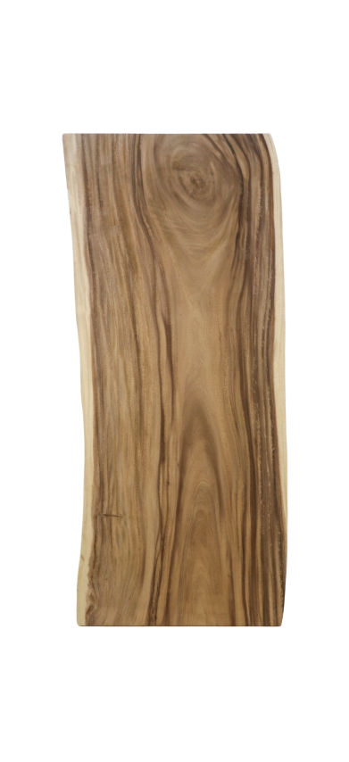 Rechthoekig tafelblad - 280x80-100x6 - Naturel - Munggur