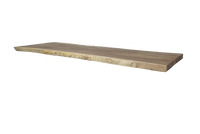 Rechthoekig tafelblad - 325x100-130x8 - Naturel - Munggur