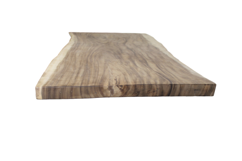 Rechthoekig tafelblad - 325x100-130x8 - Naturel - Munggur