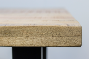 Rechthoekig tafelblad Portland - 240x100x5 - Naturel - Mangohout