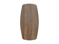 Rechthoekige eettafel - 200x100x76 - Naturel/zwart - Mangohout/metaal