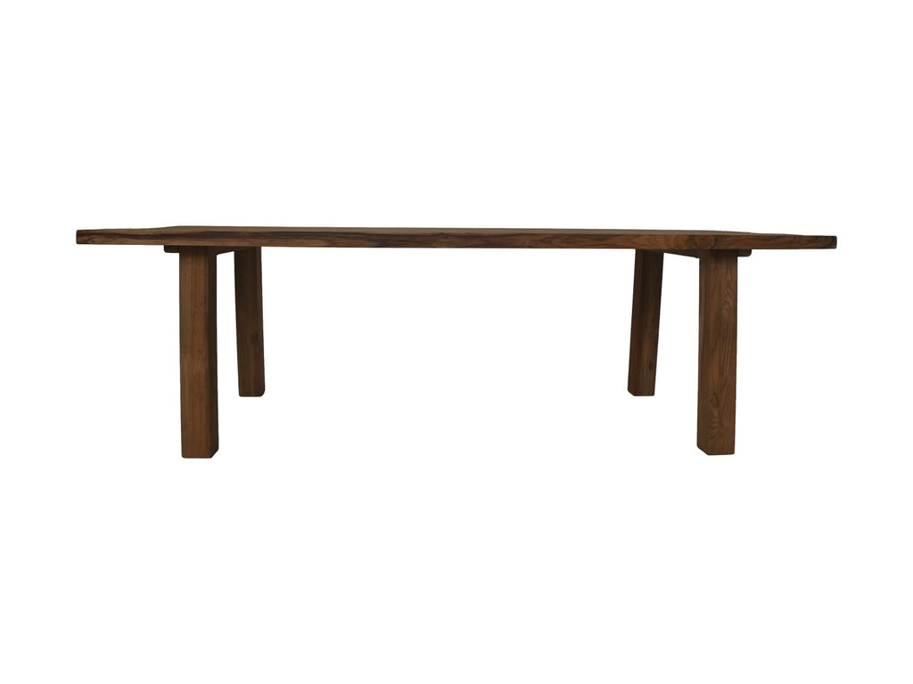 Rechthoekige eettafel tuin - 180x90x76 - Naturel - Teak