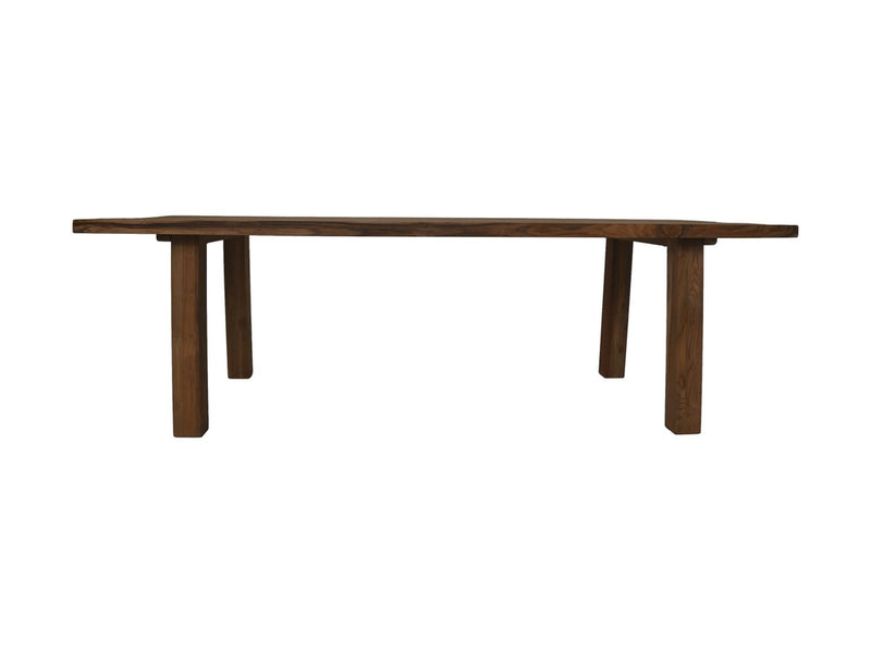 Rechthoekige eettafel tuin - 180x90x76 - Naturel - Teak