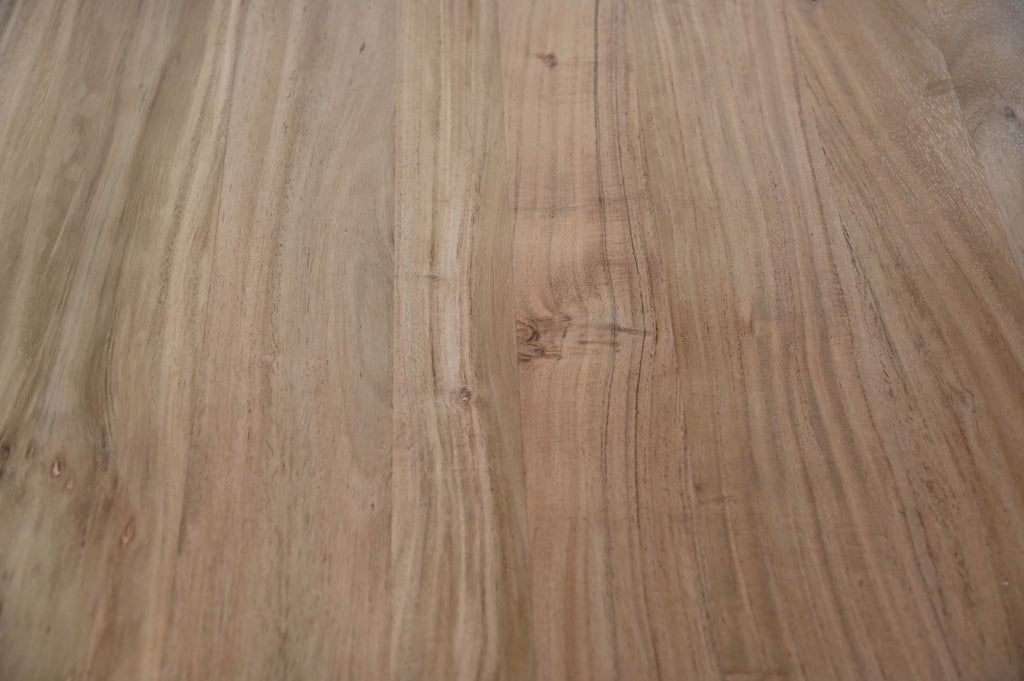 Rechthoekige tafel Soho luxe - 240x100x76 - Naturel/zwart - Acacia/metaal
