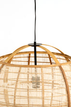 Afbeelding in Gallery-weergave laden, Hanging lamp 50,5x50 cm REEVA linen beige
