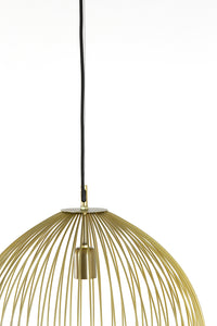 Hanging lamp 45x45 cm RILANA light gold